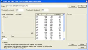 Hot Pixel Test from ISO1600, 30Sec, NR off shot